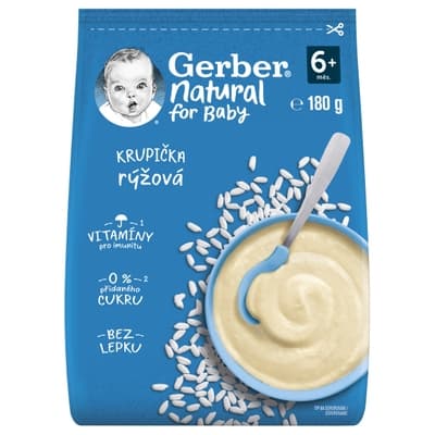 Gerber Natural rýžová krupička