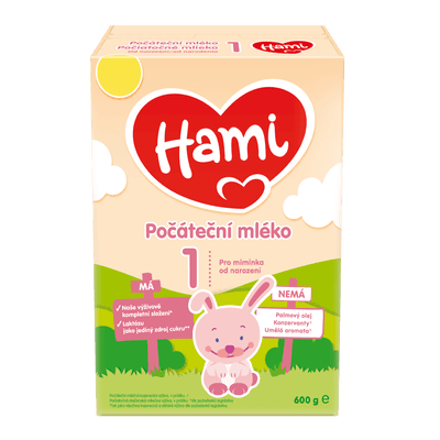 Hami Počáteční kojenecké mléko 1 od narození