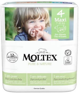 Moltex Pure & Nature Eko Plenky Pure & Nature Maxi vel. 4 (7-14 kg)
