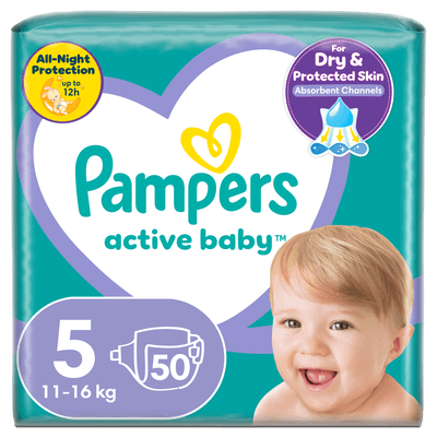 Pampers Plenky Active baby vel. 5 (11-16 kg)