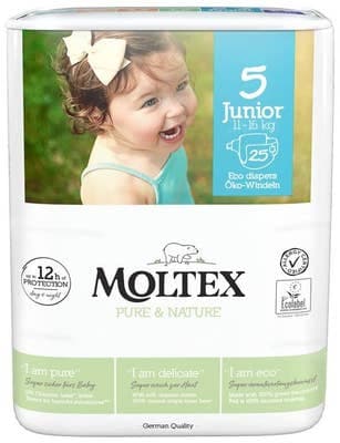 Moltex Pure & Nature Eko Plenky Pure & Nature Junior vel. 5 (11-16 kg)