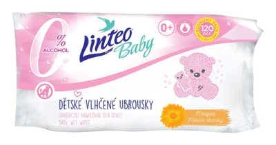 Linteo Baby Dětské vlhčené ubrousky s měsíčkem