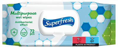 SuperFresh Superfresh vlhčené ubrousky s antibakteriálním účinkem