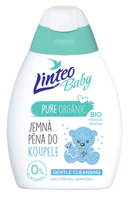 Linteo Baby Pěna do koupele s BIO měsíčkem lékařským