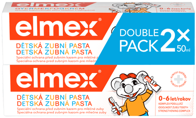 Elmex Kids zubní pasta, 2x 50 ml