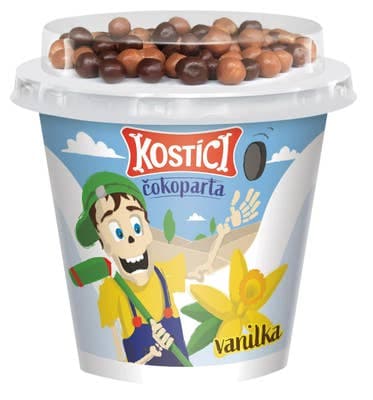 Kostíci Čokoparta jogurt vanilkový