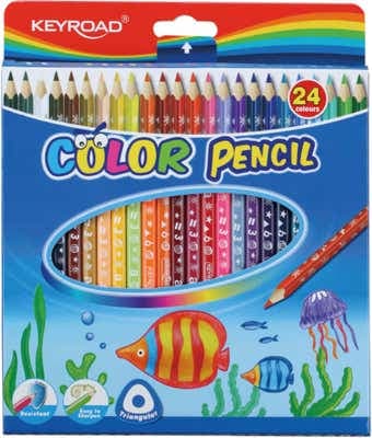 Keyroad Pastelky trojhranné 24ks