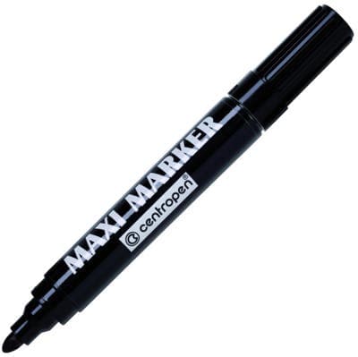 Centropen Permanentní popisovač Maxi, černý