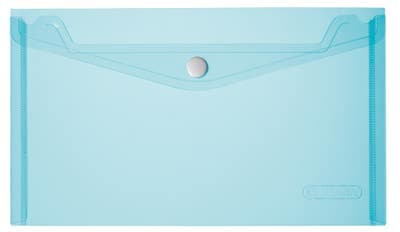 Herlitz Spisové desky s drukem A4, modré průhledné