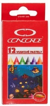 Concorde Voskovky 2x6 barev, 12 ks