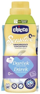 Chicco Aviváž koncentrovaná Jemný dotek (750 ml) + vlhčené ubrousky (72 ks) zdarma