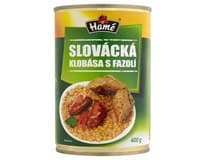 Hamé Slovácká klobása s fazolí hotové jídlo 4 x 400 g