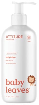 Attitude Baby leaves Dětské tělové mléko s vůní hruškové šťávy