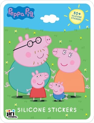 JIRI MODELS Hra se silikonovými samolepkami Prasátko Peppa