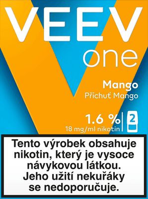 VEEV One Mango 2 náplně do e-cigarety