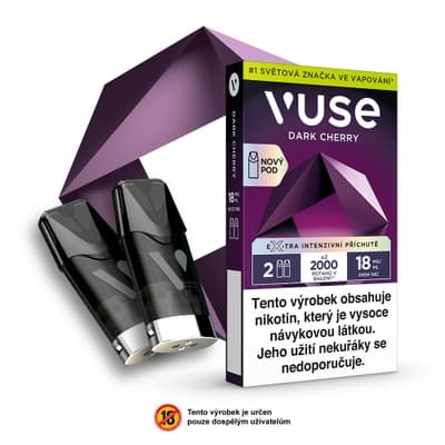 Vuse Pod Dark Cherry, 2x 2 ml (18 mg)