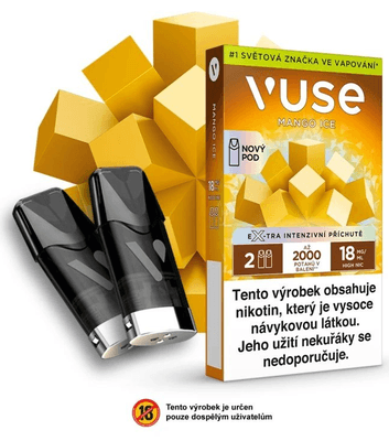 Vuse Pod Mango Ice, 2x 2 ml (18 mg)