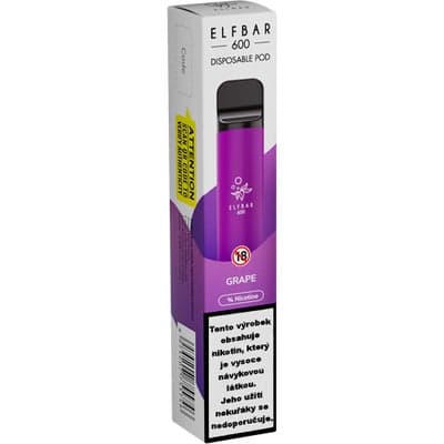 ELF BAR 600 Grape, 20 mg