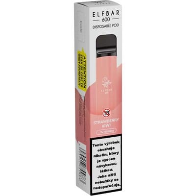 ELF BAR 600 Strawberry Kiwi, 20 mg