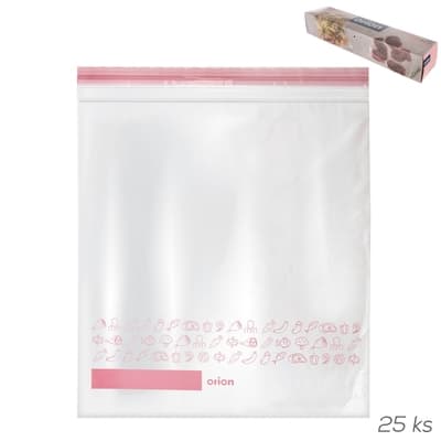 ORION Sáček zip UH 25 ks 34x27 cm