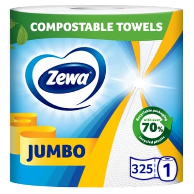 Zewa Jumbo kuchyňské utěrky, 2vrstvé, 1 role