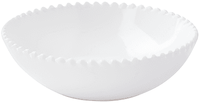 Monoprix Polévkový talíř s perlovým okrajem, 19 cm