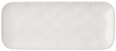 Monoprix Obdélníkový podnos s perlovým okrajem, 31x13 cm