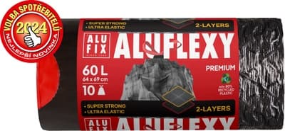 Alufix Pytle na odpadky Aluflexy elastické 60 l