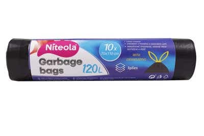 Niteola Extra pevné sáčky na odpad, zatahovací, 120l