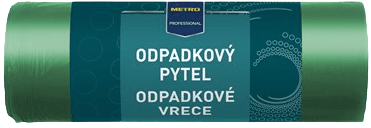 Metro Professional Pytel silný zelený 120 l