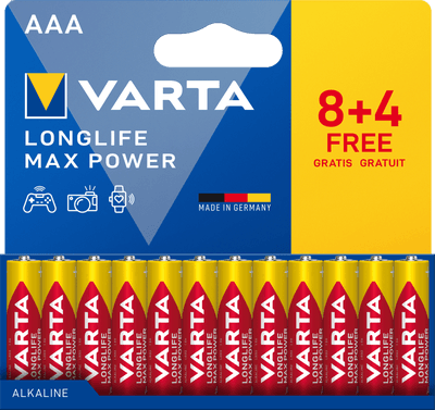 Varta Longlife Max Power AAA, 8+4