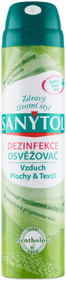 Sanytol Dezinfekční osvěžovač vzduchu mentolová vůně