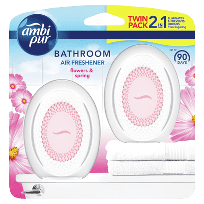 Ambi Pur Bathroom Flowers & Spring osvěžovač vzduchu do koupelny 2x7,5ml