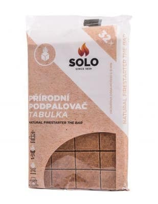 SOLO Přírodní podpalovač Tabulka
