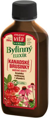 Maxi Vita Bylinný elixír Brusinky