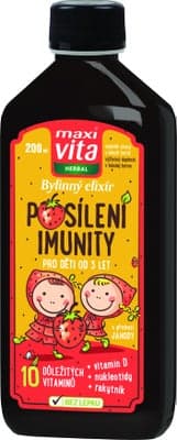 Maxi Vita Herbal Bylinný elixír Posílení imunity pro děti