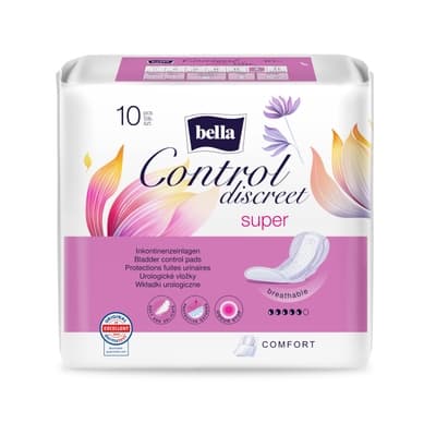 Bella Control Discreet Super inkontinenční vložky