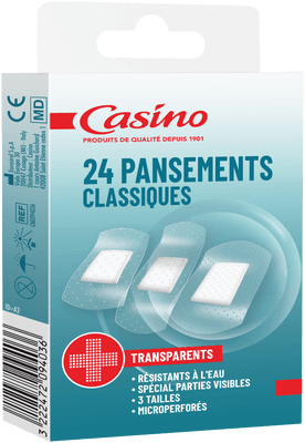 Casino Náplasti voděodolné transparentní