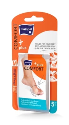 Matopat Comfort Plus hydrokoloidní náplast M, 29x59 mm