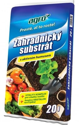 Agro Zahradnický substrát s aktivním humusem