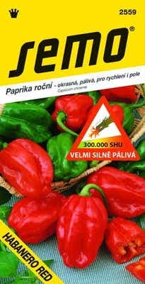 Semo Paprika roční Habanero Red