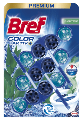 Bref Color Aktiv Eucalyptus tuhý WC blok 3x50g