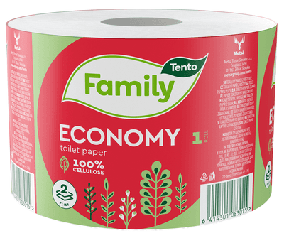 Tento Family Economy toaletní papír 2vrstvý, 1 role