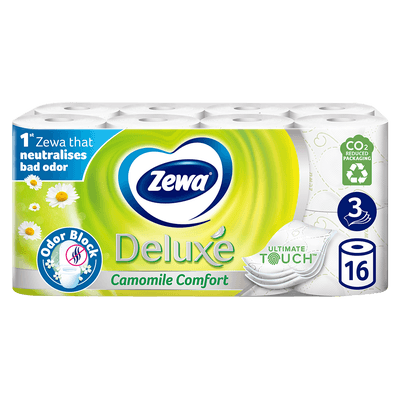 Zewa Deluxe Camomile Comfort toaletní papír 3vrstvý, 16 rolí