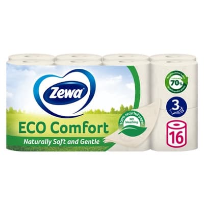 Zewa Eco Comfort toaletní papír 3vrstvý, 16 rolí