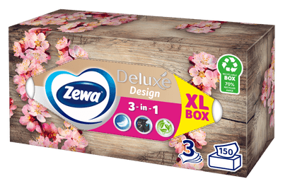 Zewa Deluxe Design kapesníky 3 vrstvé