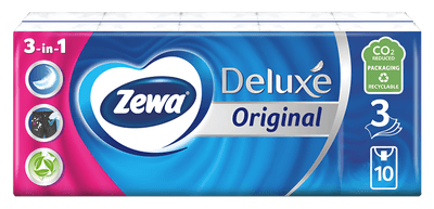 Zewa Deluxe Standard kapesníky 3 vrstvé