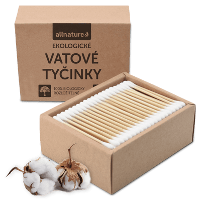 Allnature EKO vatové tyčinky