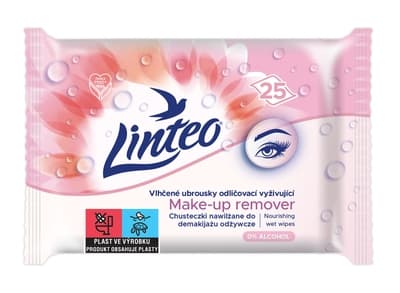 Linteo Vlhčené odličovací ubrousky