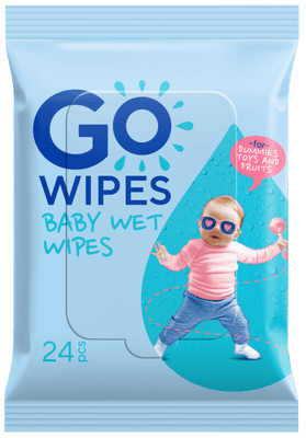 GoWipes Dětské vlhčené ubrousky pro novorozence